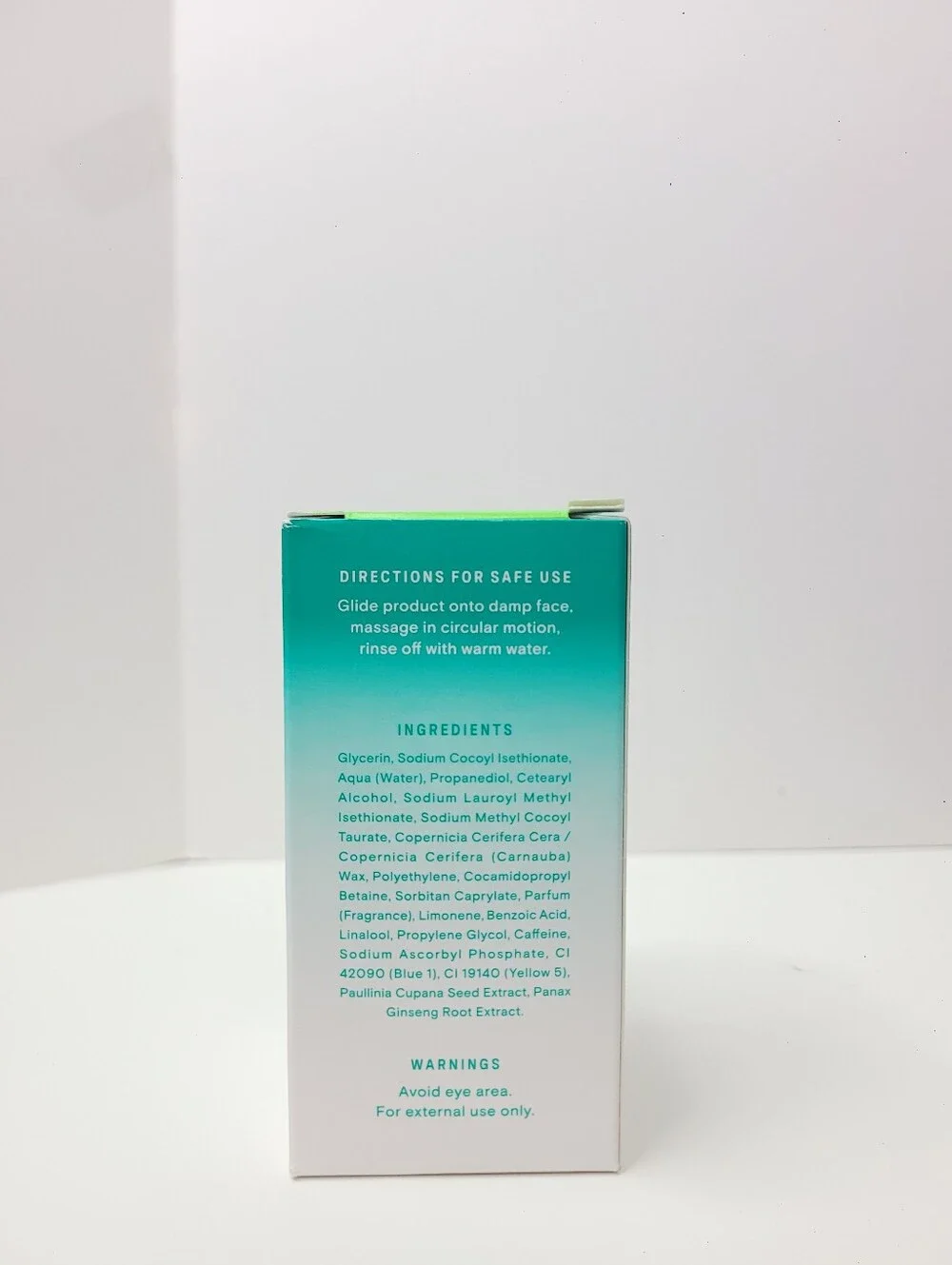The Clean Sweep Gentle Face Cleanser Stick - Teal & Green
